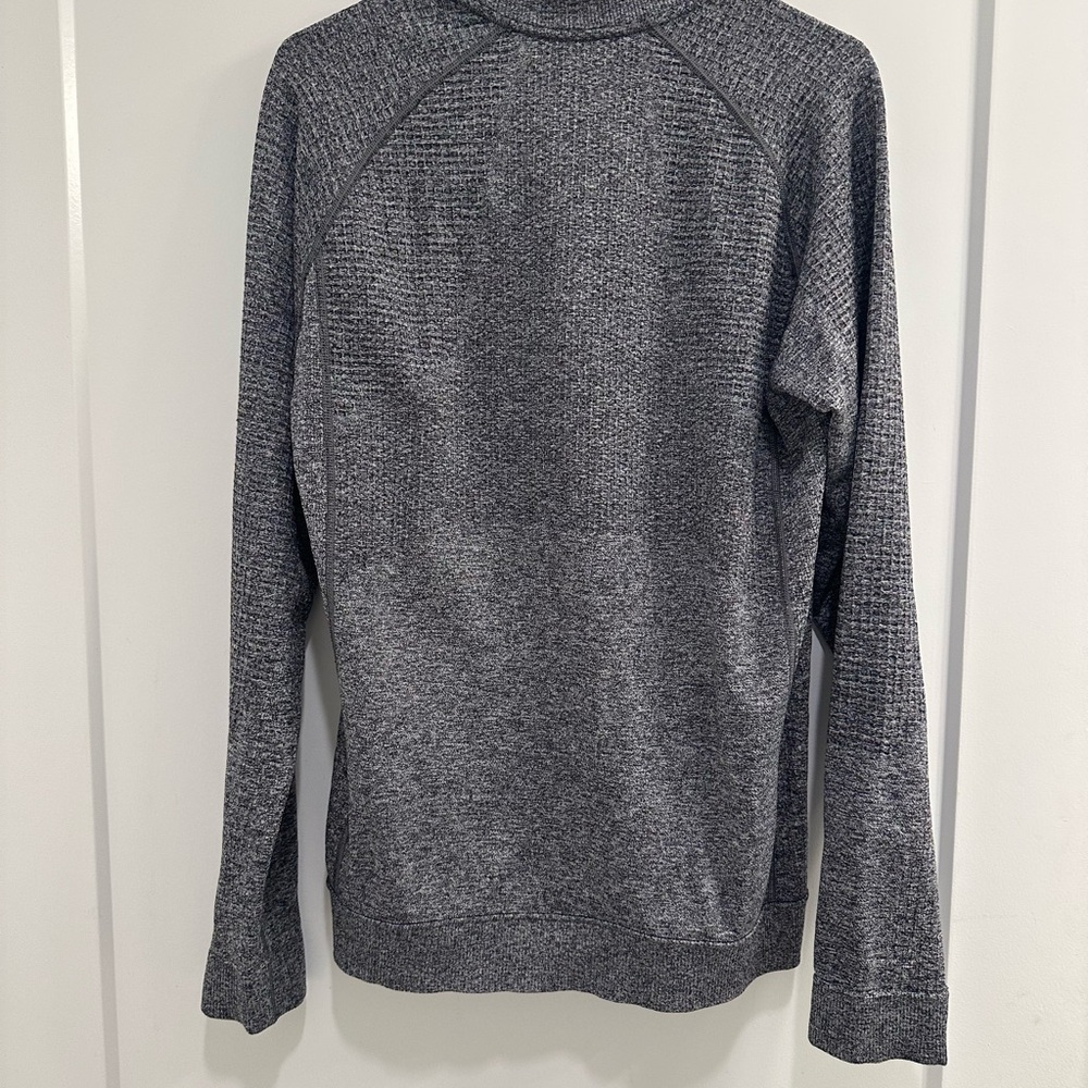 Lululemon Gray Waffle Full-Zip Jacket - Picture 2 of 3